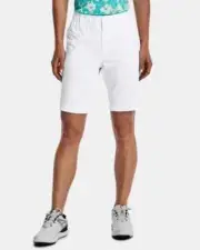 Under Armour Links Bermuda Golf Shorts Women’s 4 White 1362774 100 NWT$75