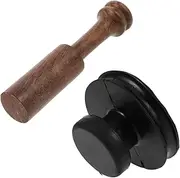 1 Set Singing Bowl Lifting Handle with Suction Cups Durable Mallet for Sound Bowl Accessories for Buddha Enthusiasts