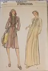 Vintage Vogue 9123 Dress Kerchief Boho Sewing Pattern Misses 10