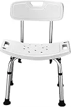FFSPIIO Elderly Shower Chairs, for Disabled Bath Stool Adults Bathroom Bathtub Seat Adjustable Hight with Handle Backrest Shower Seat Shower Chair