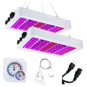 2 Pack 1000w LED Grow Lights for Indoor Plants Full Spectrum, Plant Growing