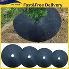 12Pcs Mulch Ring Tree Guard Mats - Weed Protection for Healthy Trees