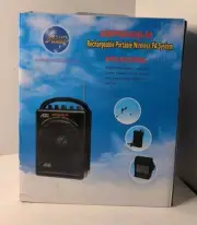 Audio2000'S AWP604B Rechargeable Portable Dual-Channel Wireless PA system