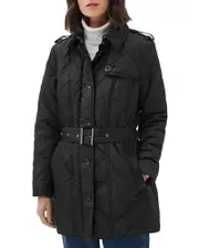 Barbour Tummel Box Quilt Trench Jacket
