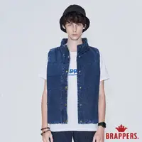 在飛比找momo購物網優惠-【BRAPPERS】男款 藍邊牛仔鋪棉背心(藍)