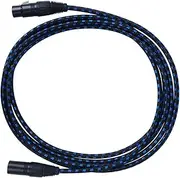 HAMPPLIES 3 XLR Male to Female Mic Cable with Noise Reduction Technology Pin Mic Cord for Guitar Bass and Speaker Connection Flexible and Multi Functional Audio Wire