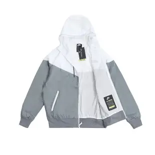 【NIKE 耐吉】Nike Sportswear Windrunner 防風連帽外套 黑DA0002-010/灰白DA0002-084