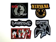1x Rock Band Patches Embroidered Cloth Badge Applique Iron Sew On Led Zeppelin 9