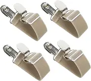 [PAMINGONO] 4pcs Ankle Straps for Pants Suspenders Ratchet Straps Elastic Boot Clip Holders for Outdoor Riding