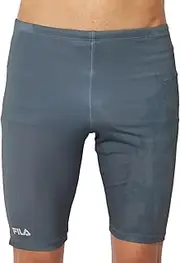 [FILA] 424255 Men's Fitness Swimsuit, Spats, Half Pants, Loose Fit, Gray, M