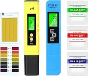 BERZO Professional PH Tester TDS/EC Test Pen Multifunctional Water PH Test Tool Set Handheld Water Detect Device Kit
