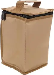 Abaodam Portable Gas Canister Storage Bag Durable Canvas Case for Outdoor Camping Hiking and Picnics Versatile Lantern and Beer Cup Holder Stylish and Protective Design
