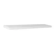 36 In. L X 7.75 In. W Slim Floating White Shelf