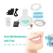 Dental Piezo Ultrasonic Scaler Machine w/ 2 Bottle + 6 Tip for EMS Woodpecker