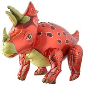 Catzon 3D Triceratops Self-standing Dinosaur Balloon Birthday Party Baby Shower Decoration Inflatable Kit