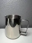 Milk Frothing Pitcher, 12OZ/350ML Coffee Frother Cup with Clear Scale Stainless