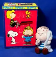 LINUS Flambro CERAMIC FIGURINE Peanuts 3.5" Figure BLANKET 50th Celebration UFS