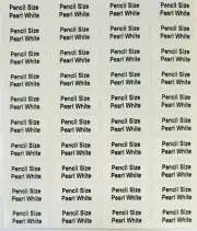 160 Pearl Whit Rainbow Personalised Name Label Sticker- Pencil 22*09mm
