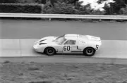 Jo Schlesser Guy Ligier Ford France Ford GT40 1967 Motor Racing Old Photo 11