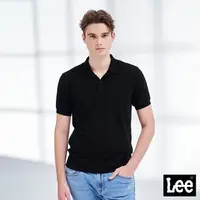 在飛比找樂天市場購物網優惠-Lee 小Logo短袖Polo衫 男 黑 Modern