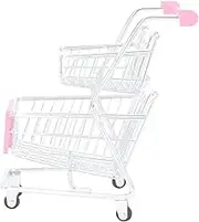 Kisangel Mini Kitchen Trolley Folded Cart Snack Basket Hotel Snack Basket Stylish Cart Adornment