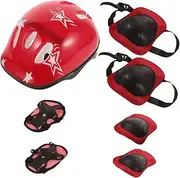 GANAZONO 1Set Helmet and Protective Gear Safety Kit with Hand Elbow and Knee Pads for Roller Skating Cycling and Scooter Riding Lightweight Comfortable Durable Design