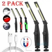 95000LM Magnetic Rechargeable COB LED Work Light Lamp Flashlight Folding Torch