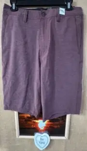 NWT Volcom Surf & Turf men’s 34W 4-way stretch water repellent activewear shorts