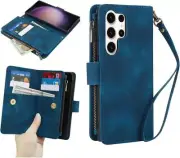 for Samsung Galaxy S23 Ultra Wallet Case with 9 Card Holders,for Galaxy S23