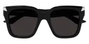 Alexander McQueen AM0440S Sunglasses Women Black 53mm New 100% Authentic
