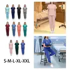 Female V-neck Scrub Set Nurse Workwear