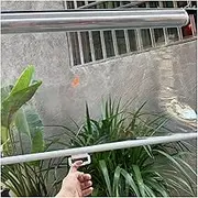 Weatherproof Cordless Roller Blinds, Clear PVC Roll-up Shades for Gazebo Balcony Kitchen Partition Curtain, Anti-dust and Waterproof, with Spring System (WxH:50x200cm/19.6x78.7in)