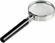 Beatifufu Handheld Magnifying Glass Portable Loupe for Seniors Ergonomic Design with Durable Abs Handle for Reading Inspecting and Low Vision Use