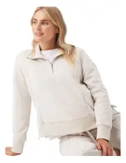 [Ripe] Terry Nursing Sweat in Chalk