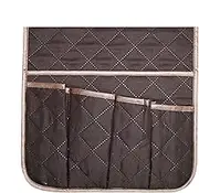 Chair Arm Organizer - Sofa Remote Control Holder 5 Individual Pockets | Burgundy Color Sofa Remote Control Holder, For Sofa Recliner Chair Armrest