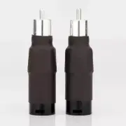 Preffair Pair XLR Male to RCA Male Plugs Audio Connectors Hi-end Socket Adapter