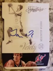 2013 PANINI SIGNATURE JAN VESELY AUTO. DIE CUT CARD# 47.