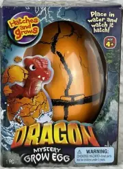 Dragon Mystery Grow Big Egg Hatches And Grows Water Ja-Ru New