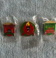 2022 Beijing Olympics Opening Closing and Torch 3 Pin Set Badge - Limited!
