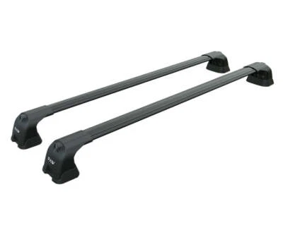For Toyota Avensis 2015-19 Roof Rack Cross Bars Metal Bracket Fix Point Alu Blac