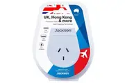 Jackson Travel Power Adaptor AUS NZ To UK & Hong Kong w USB Type A Type C
