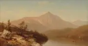 Mountain Lake : Sanford Robinson : 1856 : Archival Quality Art Print