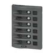 Blue Sea Systems WeatherDeck Circuit Breaker 6 Switch Panel