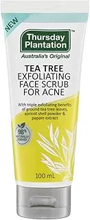 Thursday Plantation Exfoliating Acne Face Scrub, 100 ml (Pack of 1)