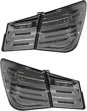 1 Set LED Taillight Compatible With Cruze 2009-2014 Rear Light Back Lamp Assembly Revere Park Light(Breathing,Smoke Cover)
