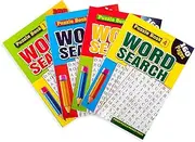 [4PCE] Word Search Activity Books, Unleash Your Inner Detective, Hours of Fun and Brain-Boosting Entertainment