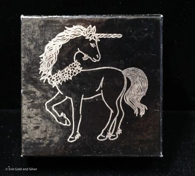 1994 China 1 oz Silver Unicorn BOX/ COA ONLY