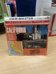 vintage CALIFORNIA (STATE TOUR SERIES) VIEW-MASTER REELS packet new/sealed