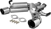 DNA Motoring CBE-350Z-G35-AX CBE350ZG35AX Stainless Steel Catback Exhaust System