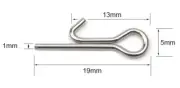 Fishing Soft Lure Bait Stinger Spike Hook Connecting Pins Needle Lock Assist rig